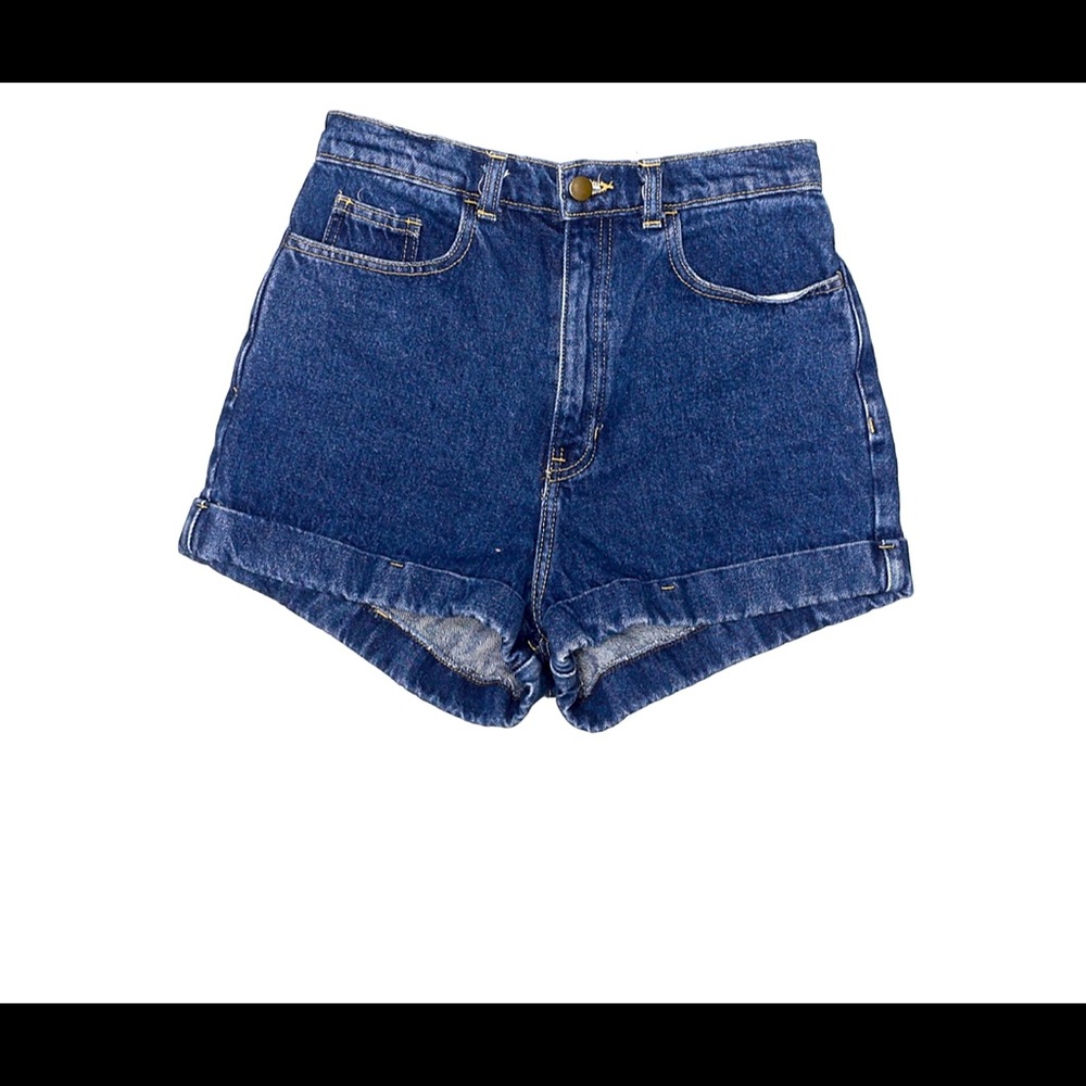 American Apparel Blue Jean Shorts